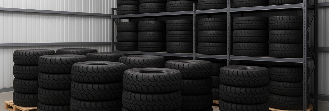 Como o Armazenamento Correto Prolonga a Vida Útil dos Pneus Industriais