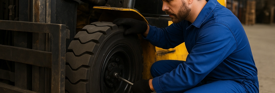 Vale a Pena Fazer Rodízio em Pneus de Empilhadeira?