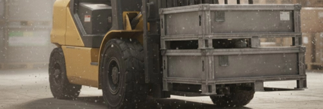 Empilhadeira trepidando? O problema pode estar nos pneus