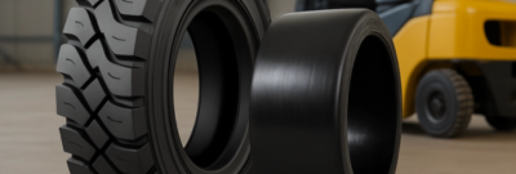 Como Escolher Entre Pneu Maciço e Pneu Cushion para Sua Empilhadeira